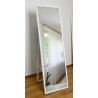 Staande spiegel voor kleedkamer in dunne houten lijst - 3005 - kleur van de lijst naar keuze