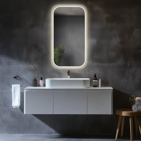 Miroir de salle de bain avec éclairage - PAOLO LED