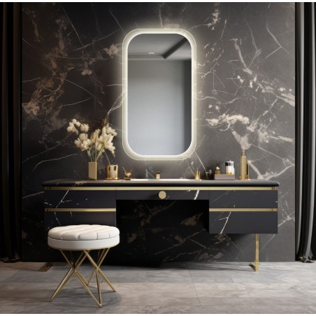 Miroir de salle de bain avec éclairage - PAOLO LED