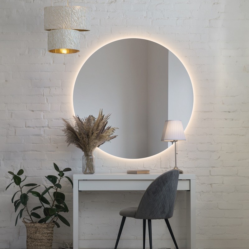 Ronde badkamerspiegel met verlichting - CIRKEL LED