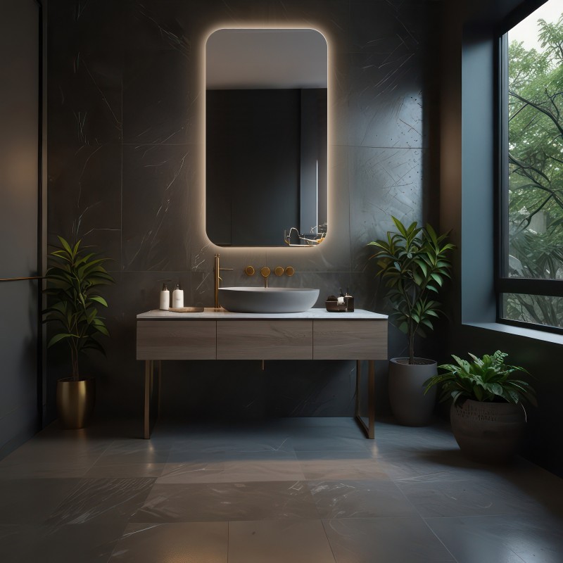 Miroir de salle de bain avec éclairage - GAJA LED Miroir de salle de bain avec éclairage - GAJA LED