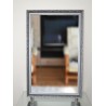 Miroir dans un cadre argenté orné - 8001001