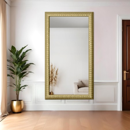 Miroir moderne dans un cadre en bois riche - 7005 - couleur du cadre au choix