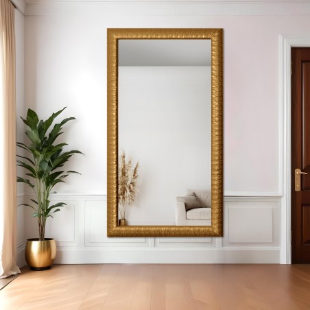 Miroir moderne dans un cadre en bois riche - 7005 - couleur du cadre au choix