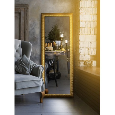 Miroir moderne dans un cadre en bois riche - 7005 - couleur du cadre au choix