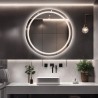 Miroir de salle de bain rond avec éclairage MAIA LED