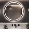 Miroir de salle de bain rond avec éclairage MAIA LED