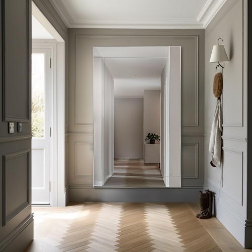 Lustro w lustrzanej ramie - KRYSZTAŁ