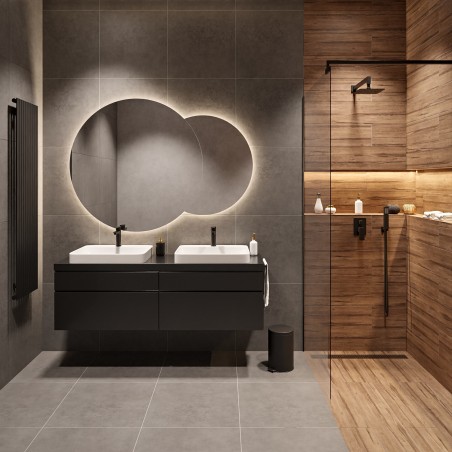 Set badkamerspiegels met verlichting - UNIVERSE LED