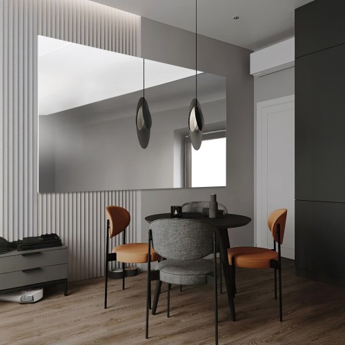 Duże lustro prostokątne do łazienki - AGIS