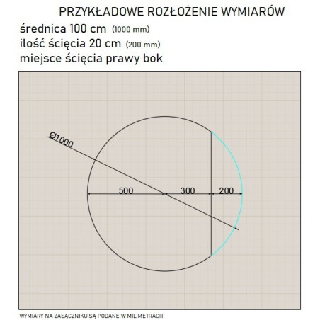 Ronde badkamerspiegel met verlichting - MAIA LED met afgeschuinde zijkant