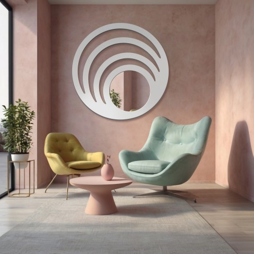 Lustro dekoracyjne w ramie mdf - TESS - kolor ramy do wyboru