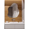 Decoratieve spiegel met organische vorm - STONE