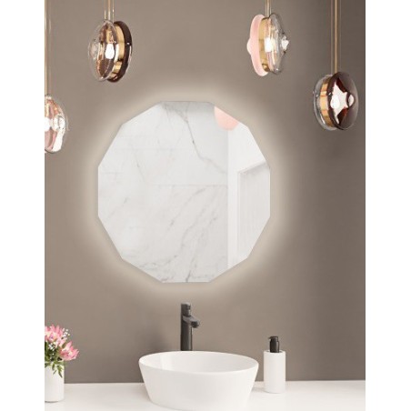 Multi-hoek badkamerspiegel met verlichting - FOREM LED