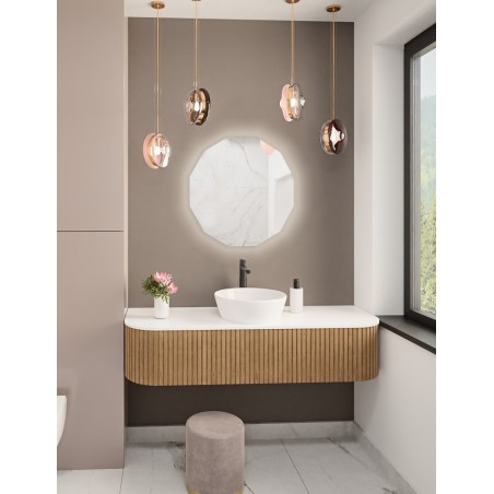 Multi-hoek badkamerspiegel met verlichting - FOREM LED