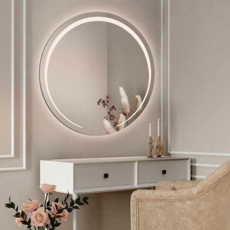 Ronde badkamerspiegel met verlichting - NELA LED