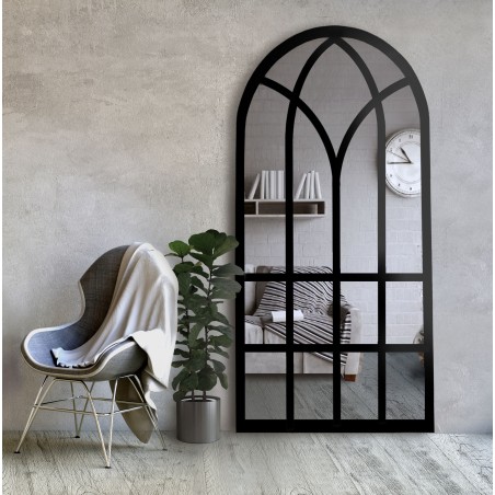 Loft raamspiegel met MDF stijlen - FRAME - lijstkleur naar keuze