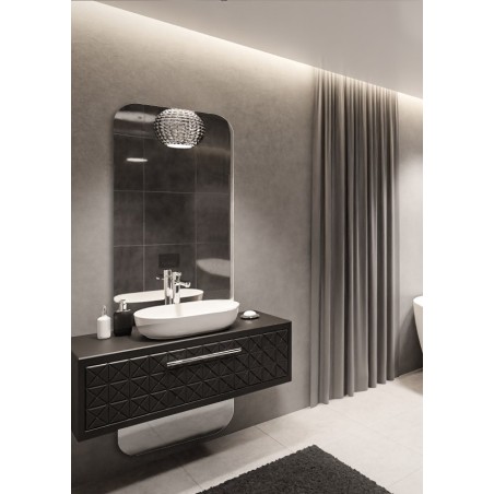 Badkamerspiegel met afgeronde hoeken in twee delen - GAJA