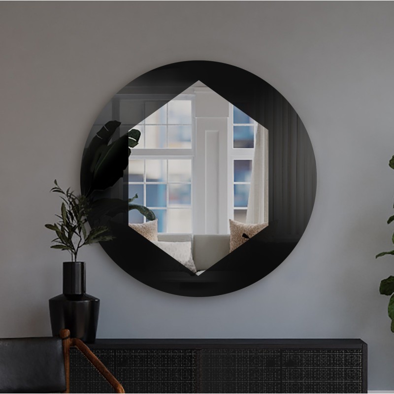 Decoratieve ronde spiegel - KRAFT