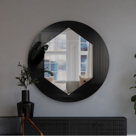 Decoratieve ronde spiegel - KRAFT