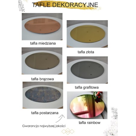 Decoratieve ronde spiegel - KRAFT