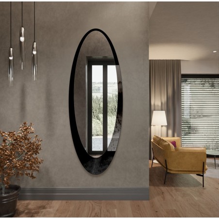 Elliptische decoratieve spiegel - LONGI