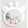 Decoratieve wandspiegel voor een kind in een mdf lijst - GIRAF