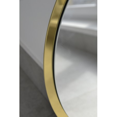 Ovale spiegel in goudglanzende lijst - BONITA