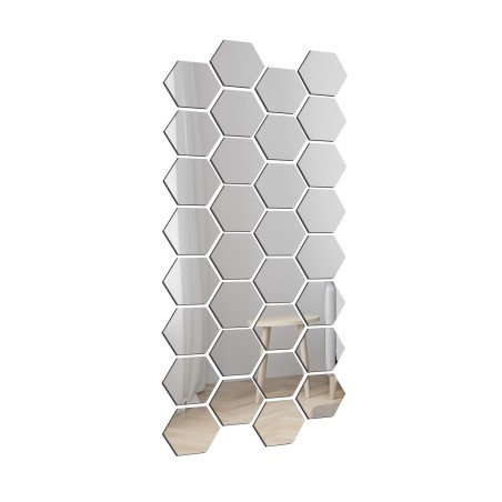 Set decoratieve honingraat spiegeltegels 20x23