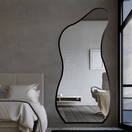 Miroir de forme organique dans un cadre - ANGELIT IN A FRAME