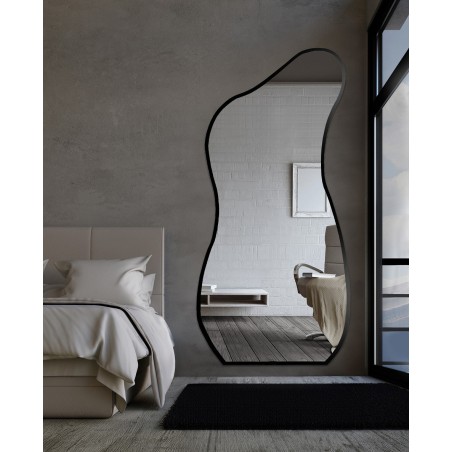 Miroir de forme organique dans un cadre - ANGELIT IN A FRAME