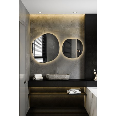 Set van organische spiegels met verlichting - SODALIT LED